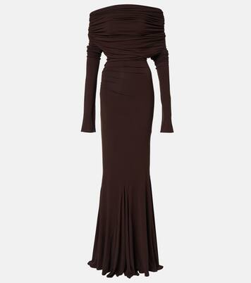 Bound off-shoulder gown | Entire Studios