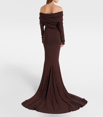 Bound off-shoulder gown | Entire Studios