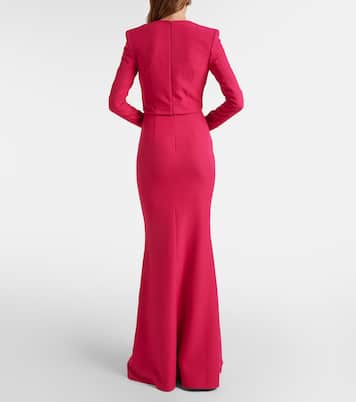 Jana crêpe gown | Safiyaa