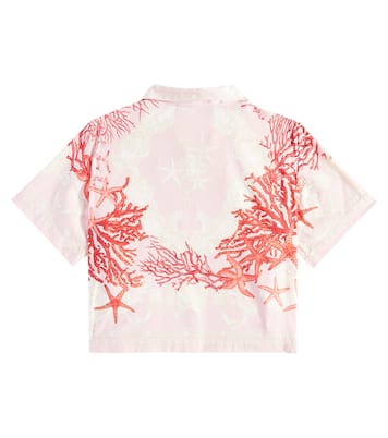 Camisa Barocco Sea de popelín de algodón | Versace Kids