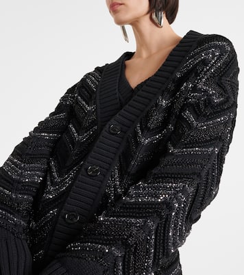 Cardigan mit Pailletten | Missoni