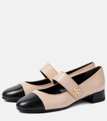 Escarpins en cuir à logo | Tory Burch
