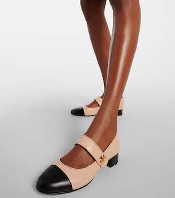 Escarpins en cuir à logo | Tory Burch