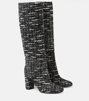 Botas altas de bouclé | Gianvito Rossi