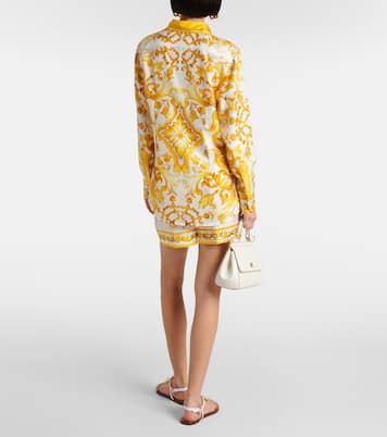 Majolica silk twill shirt | Dolce&Gabbana