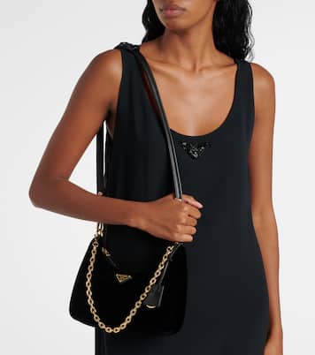Re-Edition Small embellished shoulder bag | Prada