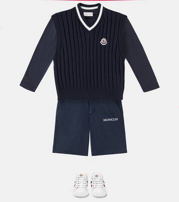Top en coton à logo | Moncler Enfant
