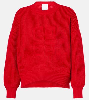 4G waffle-knit wool sweater | Givenchy
