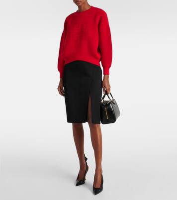 4G waffle-knit wool sweater | Givenchy