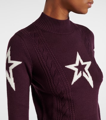 Cable-knit wool sweater | Perfect Moment