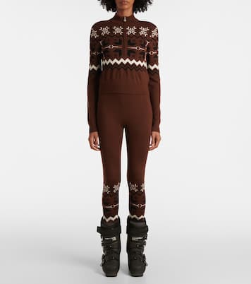 Leggings Nordic in lana a vita alta | Perfect Moment