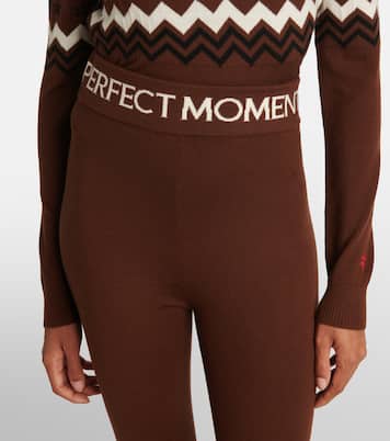 Leggings Nordic in lana a vita alta | Perfect Moment