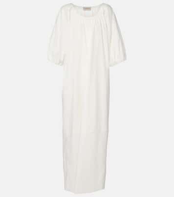 Maxikleid Solid aus Baumwolle | Adriana Degreas