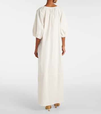 Maxikleid Solid aus Baumwolle | Adriana Degreas