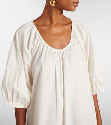 Maxikleid Solid aus Baumwolle | Adriana Degreas