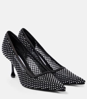 Pumps in mesh con cristalli | Jimmy Choo