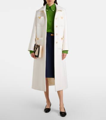 Blouse en soie à ornements | Valentino