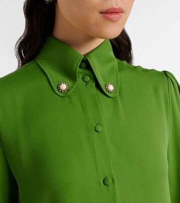 Blouse en soie à ornements | Valentino