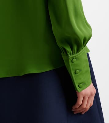 Blouse en soie à ornements | Valentino