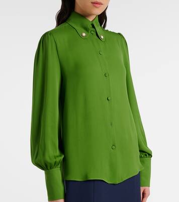 Blouse en soie à ornements | Valentino