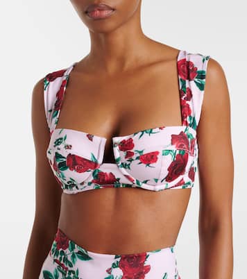 Haut de bikini Donna à fleurs | Alexandra Miro