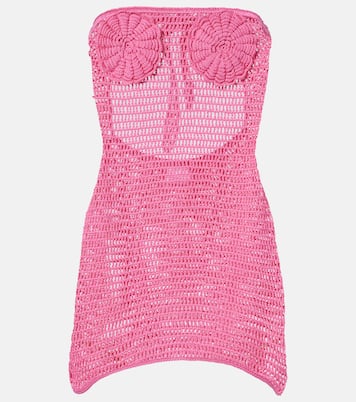 Abito corto Camellia in crochet | Anna Kosturova