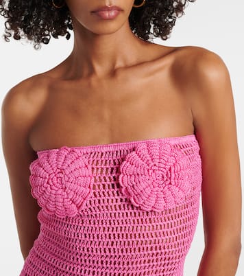 Abito corto Camellia in crochet | Anna Kosturova