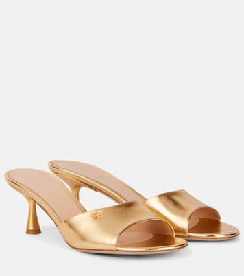 Pantoletten Ascent 55 aus Leder | Gianvito Rossi