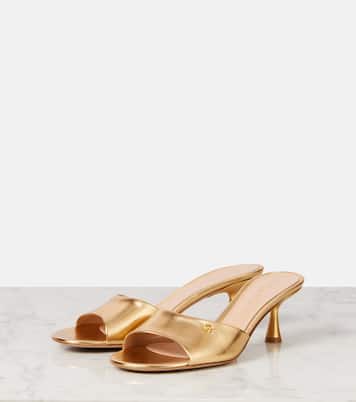 Pantoletten Ascent 55 aus Leder | Gianvito Rossi