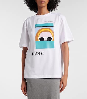 Camiseta de jersey de algodón estampada | Plan C