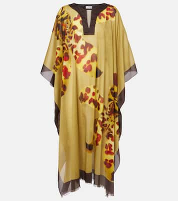 Copricostume in cotone con stampa | Dries Van Noten