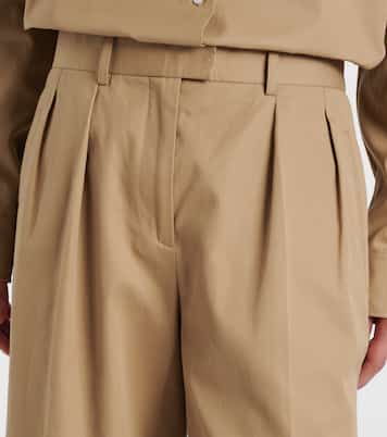 Pantalon Alfidis en coton et cachemire | The Row