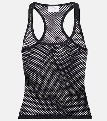 Tank top Scuba in mesh di cotone | Courrèges