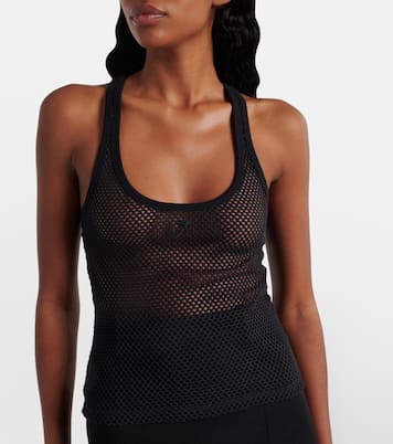 Tank top Scuba in mesh di cotone | Courrèges