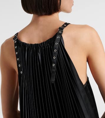 Abito corto in similpelle | Noir Kei Ninomiya