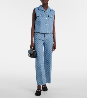 Weste GG aus Denim | Gucci