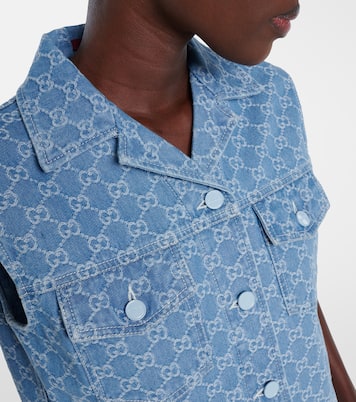 Weste GG aus Denim | Gucci