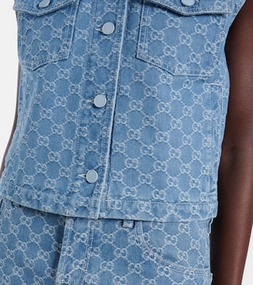 Weste GG aus Denim | Gucci