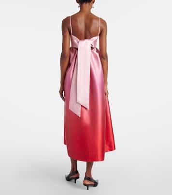 Inez ombré satin cocktail dress | Alémais