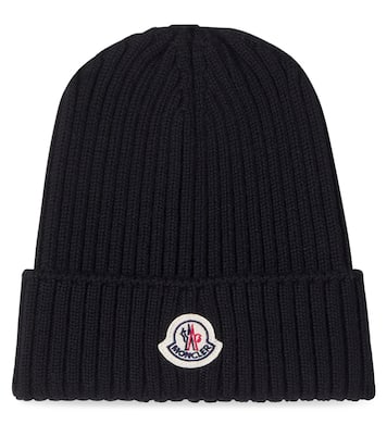 Logo virgin wool beanie | Moncler Enfant