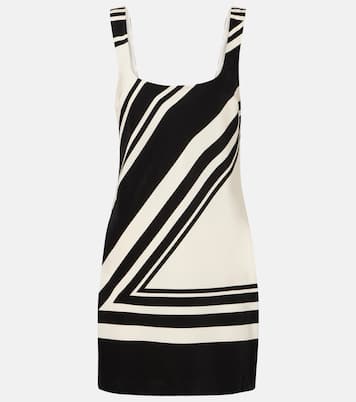 Pietra printed silk crêpe minidress | SIR