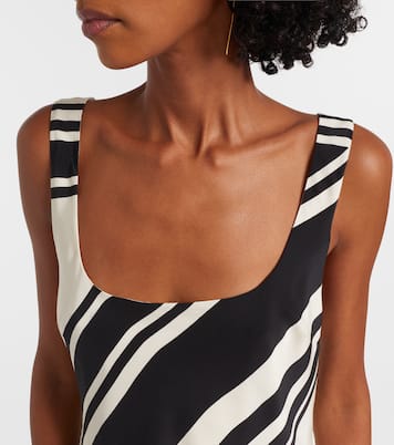 Pietra printed silk crêpe minidress | SIR