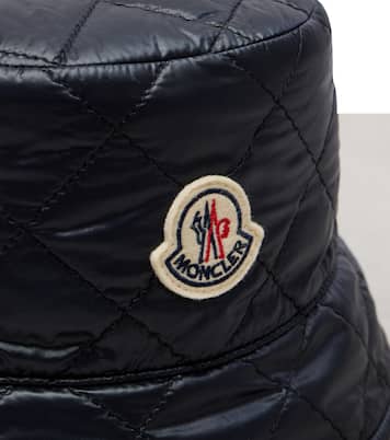 Sombrero de pescador acolchado con logo | Moncler