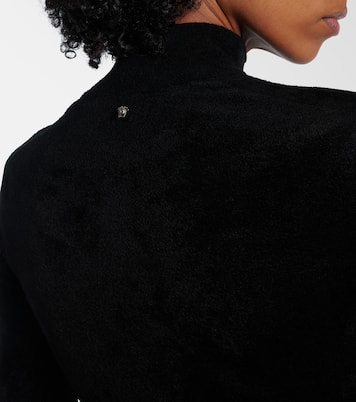 Chenille turtleneck bodysuit | Versace