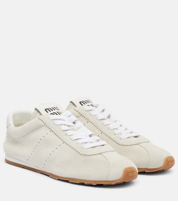 Plume suede sneakers | Miu Miu