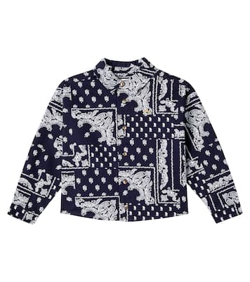Luis printed cotton shirt | The New Society