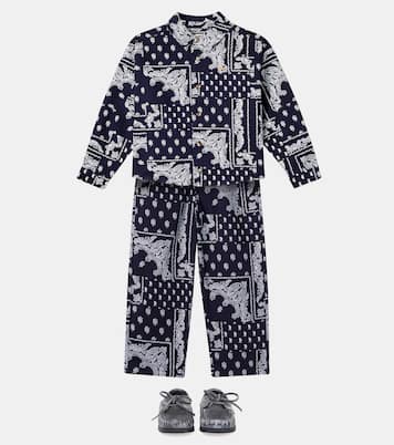 Luis printed cotton shirt | The New Society