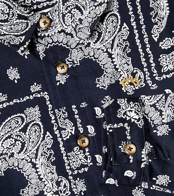 Luis printed cotton shirt | The New Society