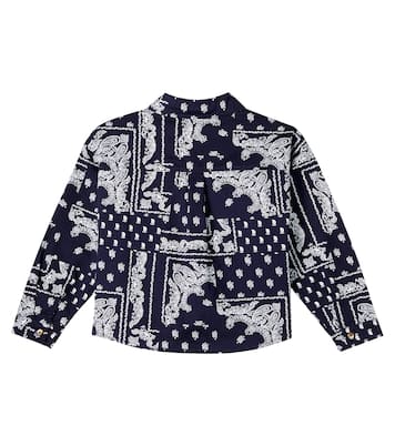 Luis printed cotton shirt | The New Society