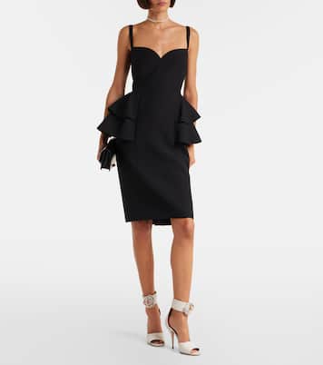 Sandali Drip Rose 105 in pelle con cristalli | Valentino Garavani